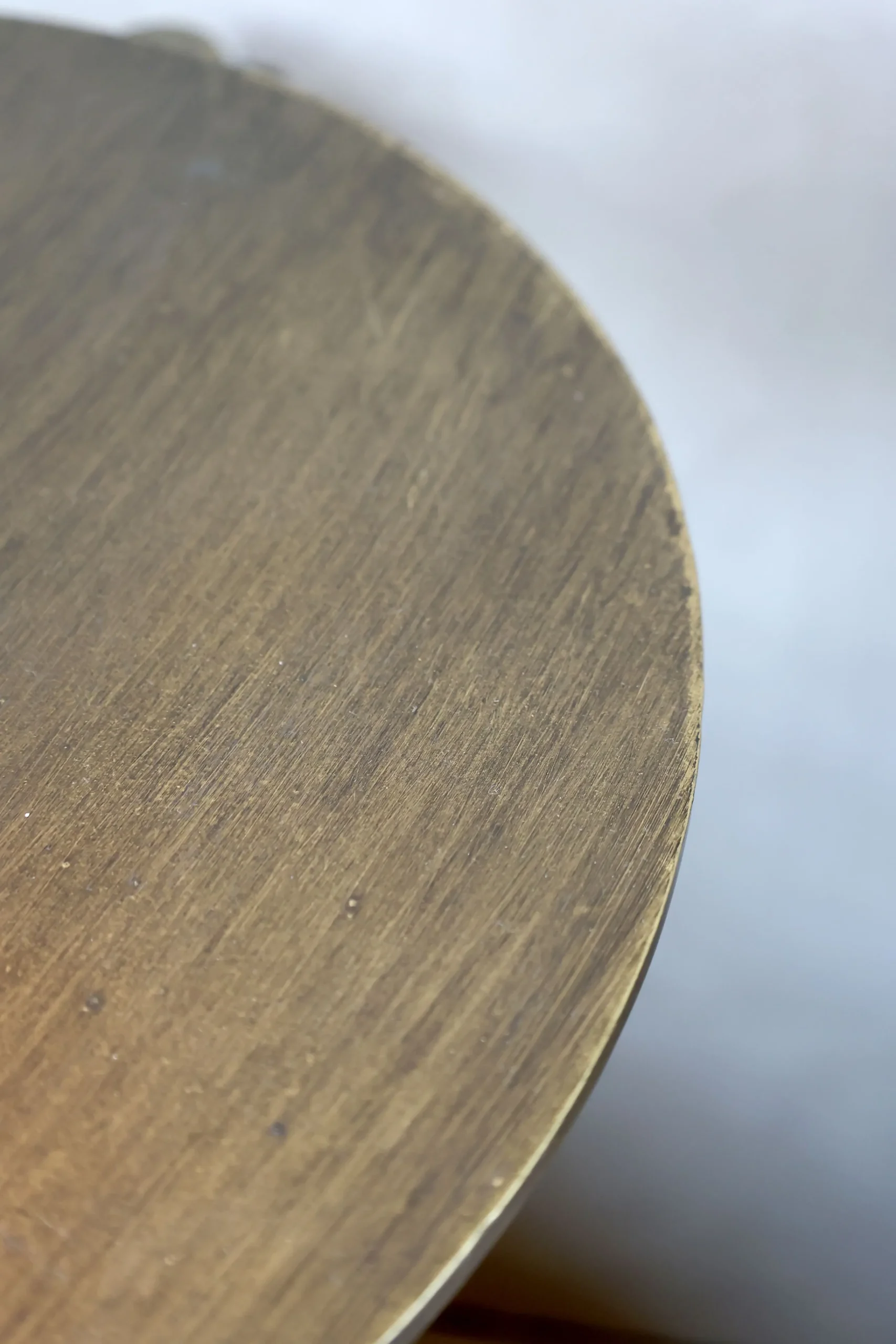 Vintage Wandtisch Nachtisch Antik-Gold Metall Schwenkbar Groß-Chic Antique