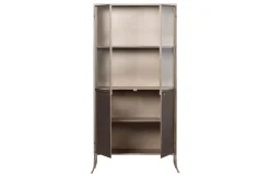 Vitrine Industrial Vintage Astoria Metall Glas Champagner-BePureHome Best