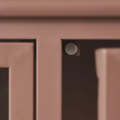 Vitrine Metallschrank Exhibit Industrial Metall / Glas Rotbraun 170-BePureHome Outlet