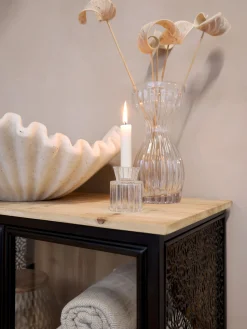 Vitrine Vence Industrial Ornament Metall Holz Glas-Chic Antique Discount