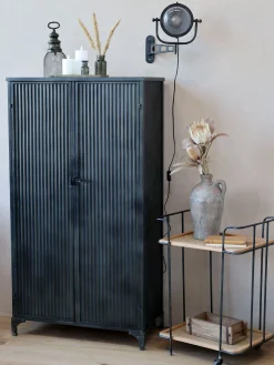 Wandlampe Industrial Factory Spotlight Metall Antik schwenkbar-Chic Antique Outlet