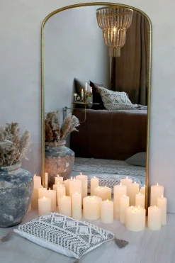 Wandspiegel Garderobenspiegel Romance Pearl 170/90 Gold-Chic Antique Hot