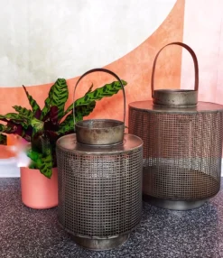 Windlicht Vintage Julien Eisenlaterne groß-Vintagehaus Online