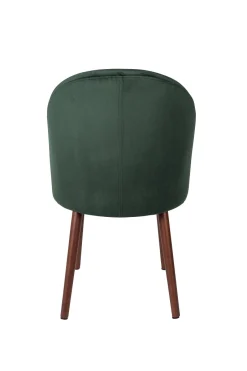 Retro Esszimmerstuhl Barbara Samt Grün-Zuiver
