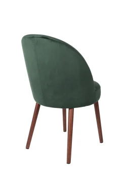 Retro Esszimmerstuhl Barbara Samt Grün-Zuiver